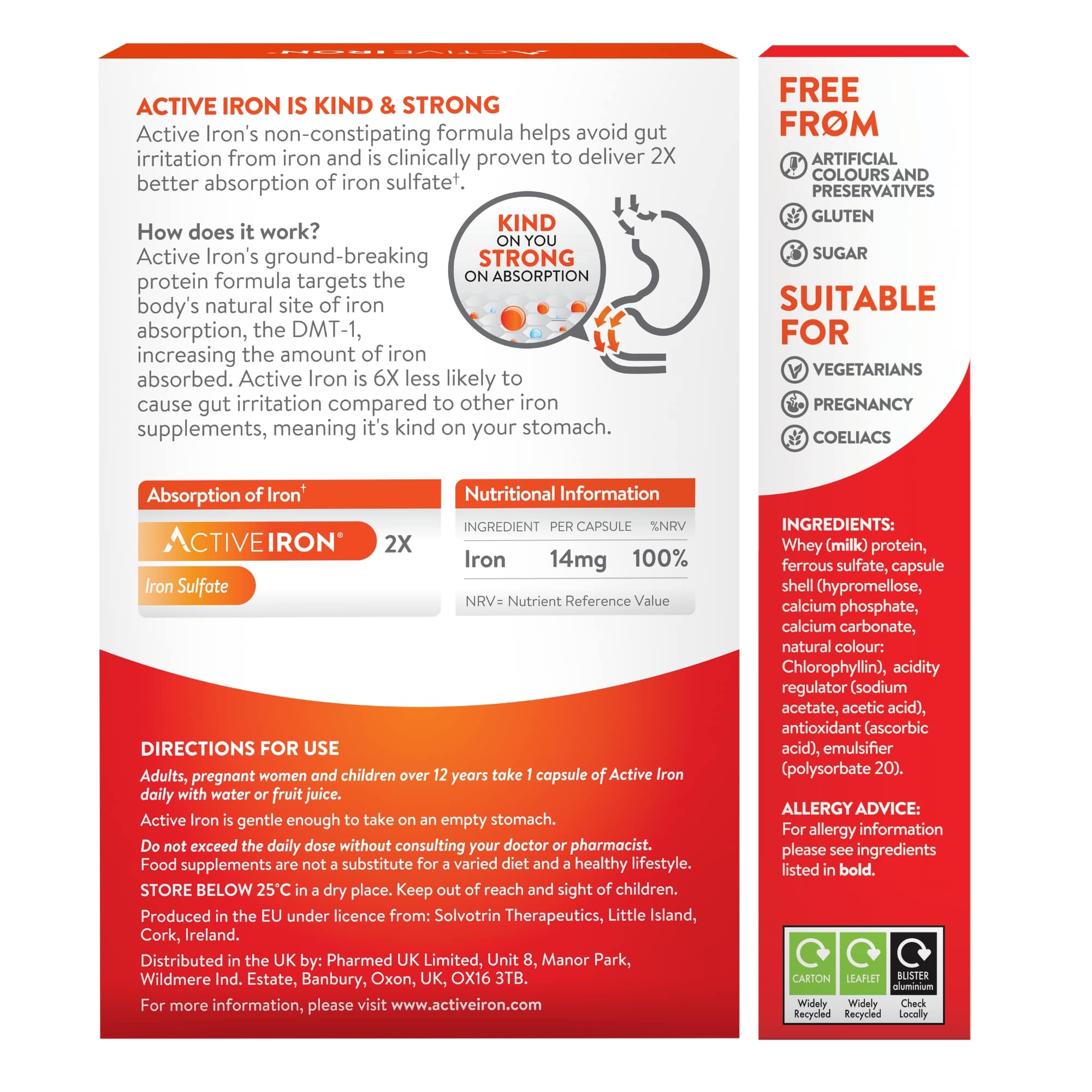 ACTIVE IRON CAPS 14MG 30 pack