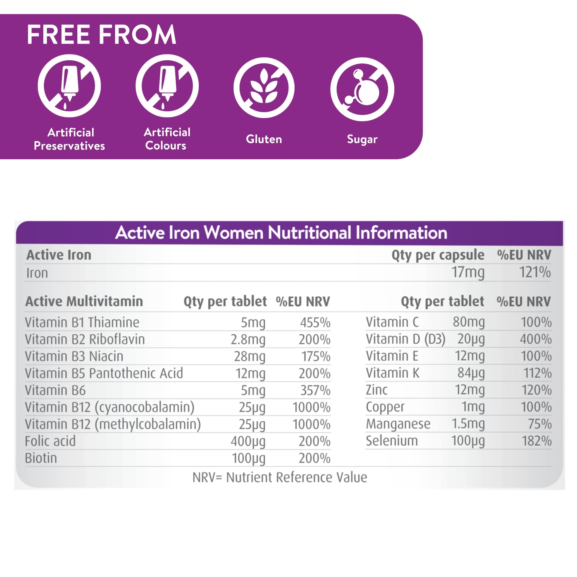 ACTIVE IRON FOR WOMEN