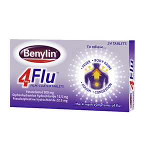 BENYLIN FOUR FLU TABS 24 PACK