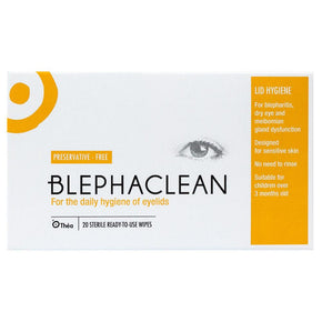 BLEPHACLEAN EYE LID WIPES 20 PACK