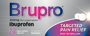 BRUPRO 200MG IBUPROFEN TABLETS 24 PACK