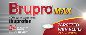 BRUPRO MAX FC TABS 400MG 24 PACK