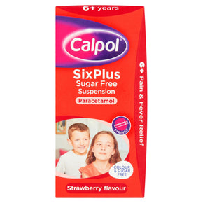 CALPOL SIX PLUS SUGAR FREE SUSPENSION 140ml
