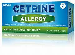 CETRINE ALLERGY TABS 10MG 7 PACK
