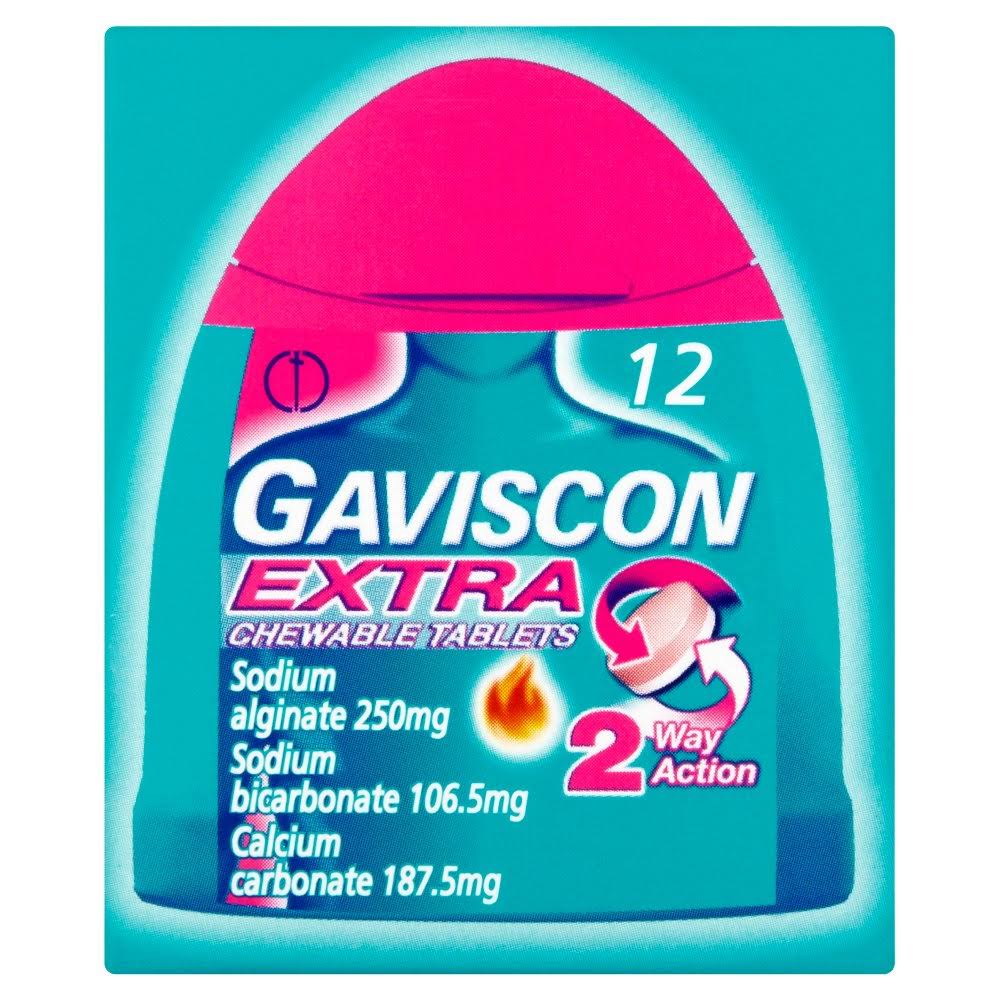 GAVISCON EXTRA HANDY PACK 12