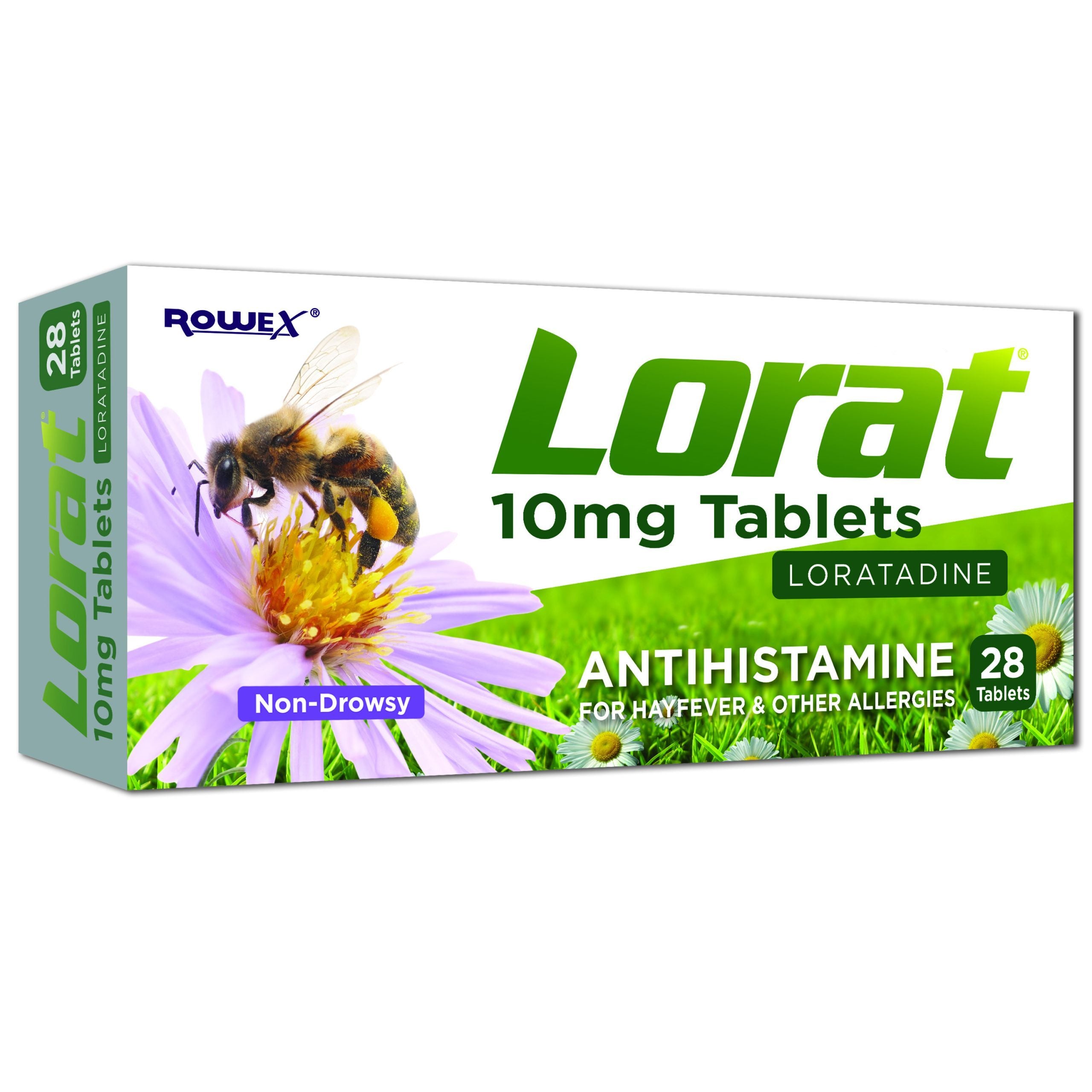 LORAT 10MG TABLETS LORATADINE 28