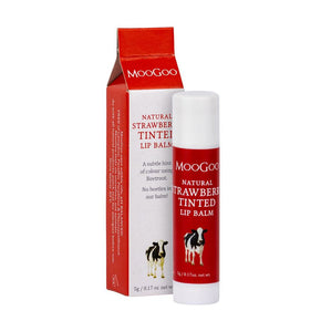 MooGoo Strawberry Tinted Lip Balm