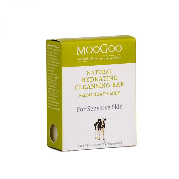 MooGoo Natural Hydrating Cleansing Bar with Fresh Goats Milk