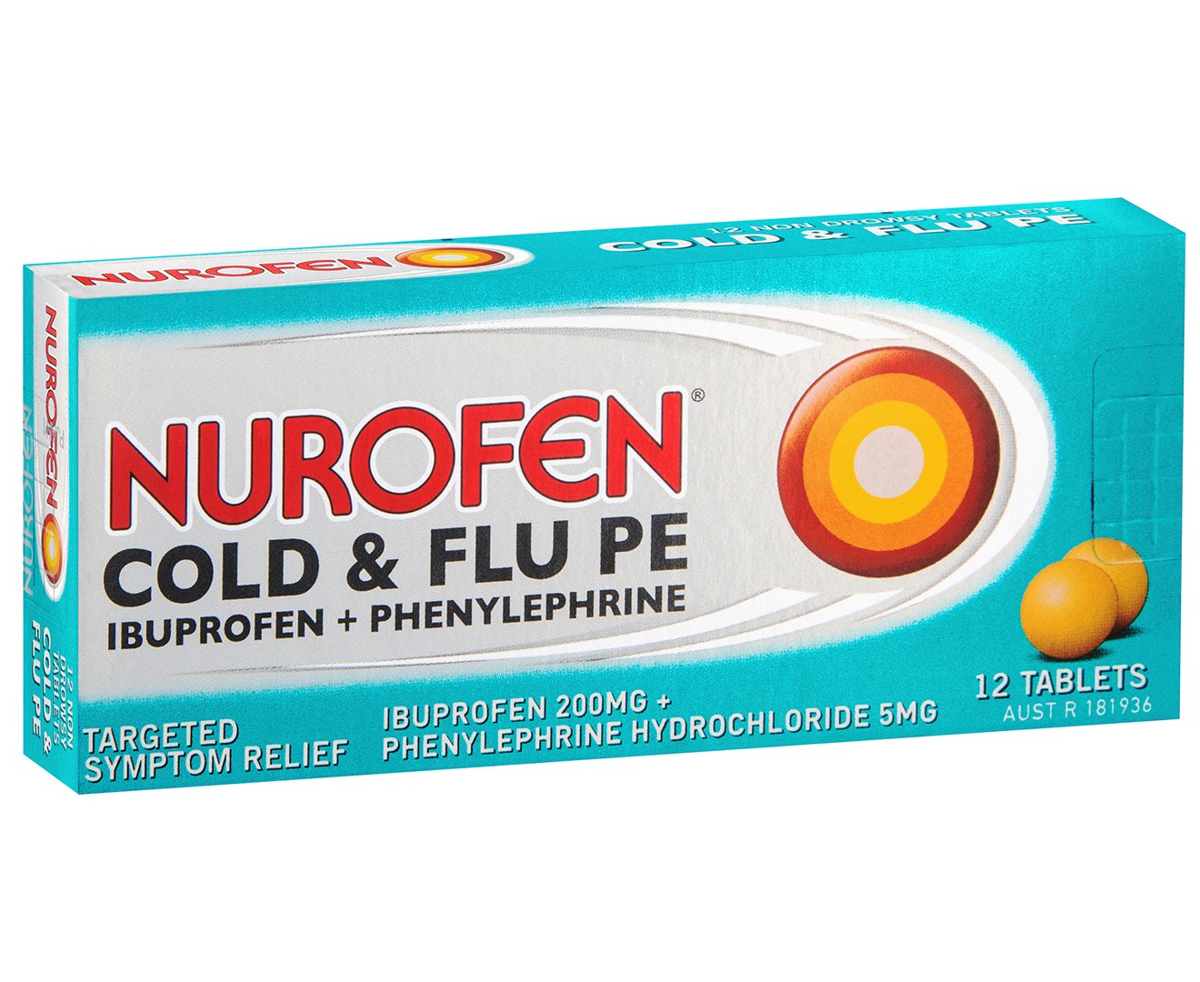 NUROFEN COLD AND FLU TABS 12