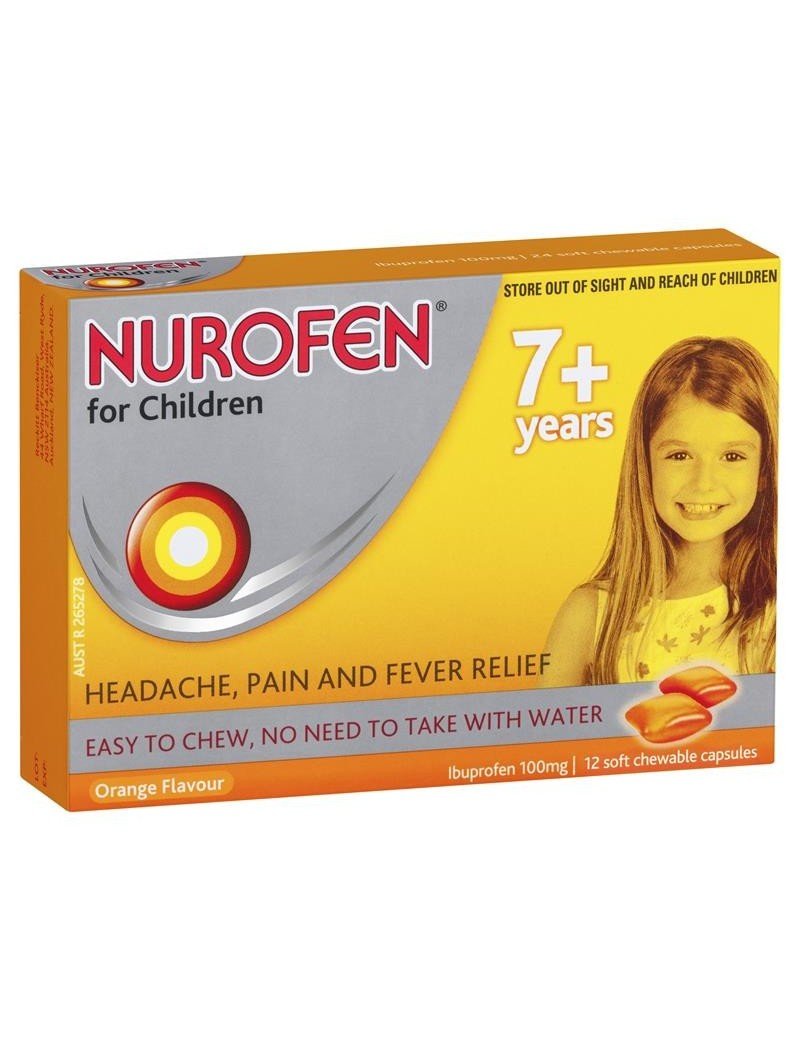 NUROFEN FC ORANGE SOFT CHEWS