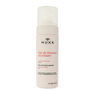 NUXE SENSITIVE SKIN MICELLAR FOAM CLEANSER WITH ROSE PETALS 150ml