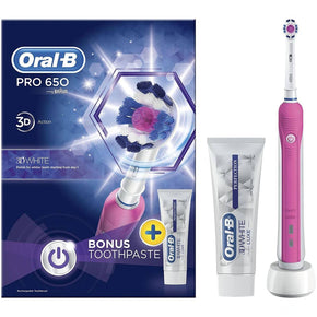 ORAL B PRO 650 PINK POWERBRUSH