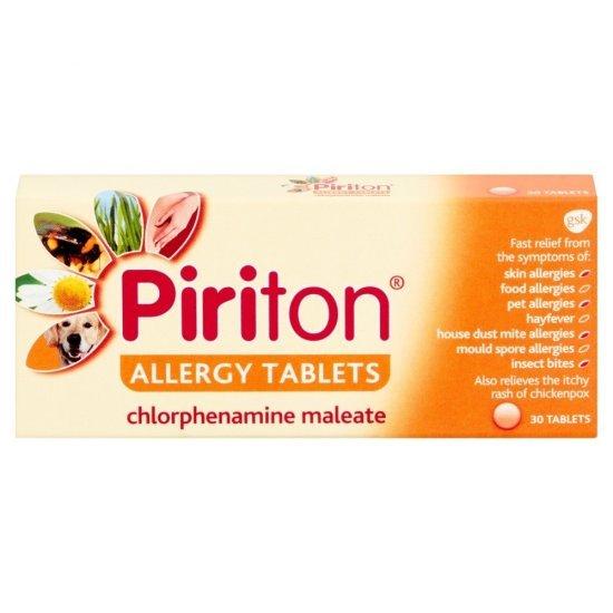 PIRITON TABS 4MG 30