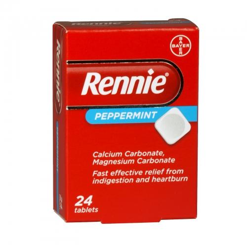 RENNIES DIGESTIF TABS PEPPERMINT 24