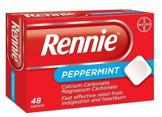 RENNIES DIGESTIF TABS PEPPERMINT 48