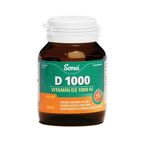 SONA D1000 VITAMIN D3 1000IU 60