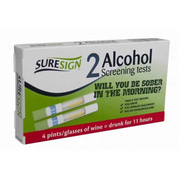 SURESIGN ALCOHOL SCREENING TEST