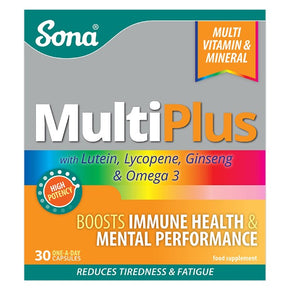 Sona MultiPlus with Lutein, Lycopene, Ginseng & Omega 3