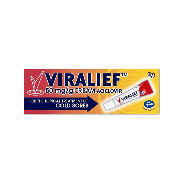 VIRALIEF COLDSORE CREAM ACICLOVIR 2g