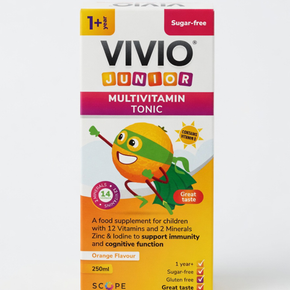 Vivio Junior Multivitamin Tonic – Daily Immune & Energy Support for Children

Support your child’s healthy growth and development with Vivio Junior Multivitamin Tonic, a premium liquid multivitamin specially formulated for kids. Packed with essential vitamins and nutrients, this easy-to-take tonic helps bridge nutritional gaps, boost immunity, and maintain energy levels — making it an ideal choice for busy families and picky eaters.

Designed with children in mind, Vivio Junior delivers key vitamins that co