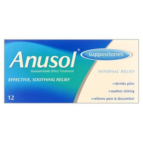 ANUSOL SUPPOSITORIES 12 pack