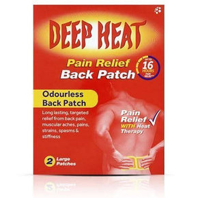 DEEP HEAT PATCH FOR BACK PAIN 2 PACK