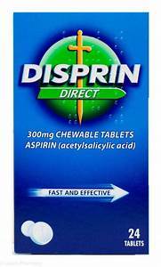 DISPRIN DIRECT 300MG CHEWABLE TABS (24 PACK)