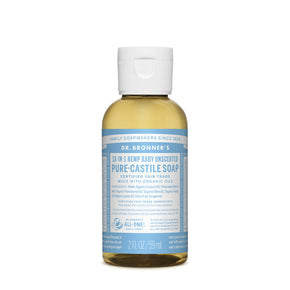 Dr. Bronner's 18-in-1 Hemp Baby Unscented Pure Castile Soap