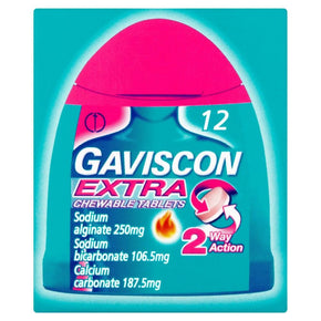 GAVISCON EXTRA HANDY PACK 12