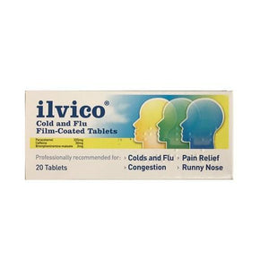 ILVICO COLD AND FLU TABLETS 20
