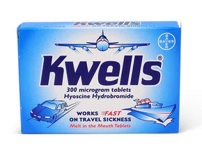 KWELLS TRAVEL SICKNESS TABS 12