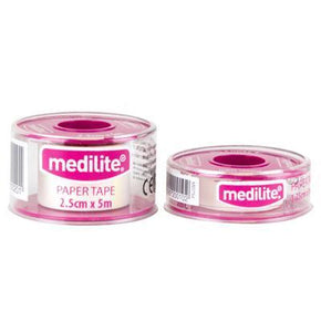 MEDILITE PAPER TAPE 2.50CM X 5.0M