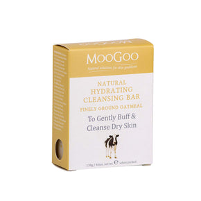 MooGoo Natural Hydrating Cleansing Bar with Finely Ground Oatmeal