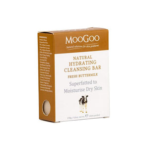 MooGoo Natural Hydrating Cleansing Bar with Fresh Buttermilk