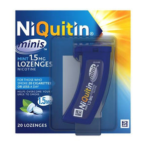 NIQUITIN MINI 1.5MG MINT LOZENGES 20