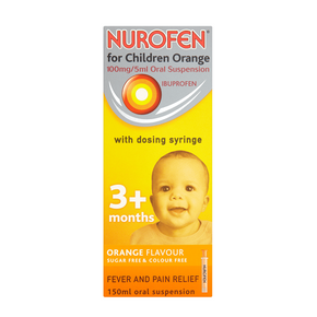 NUROFEN FOR CHILDREN ORANGE SYRINGE 150ml