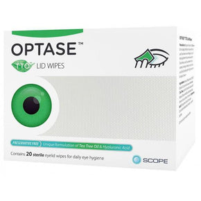 OPTASE LID WIPES 20