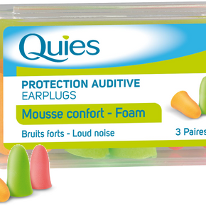 QUIES FOAM EARPLUGS 6