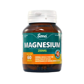 SONA MAGNESIUM TABS 250MG 60