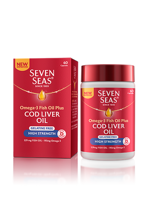 Seven Seas Omega-3 Fish Oil Plus Cod Liver Oil High Strength