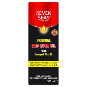 Seven Seas Original Cod Liver Oil Plus Omega-3 Fish Oil