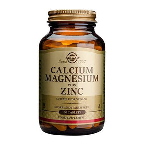 Solgar Calcium Magnesium with Zinc 100 Tablets