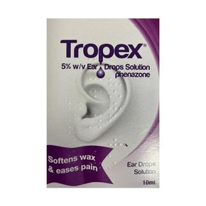 Tropex 5% w/v Ear Drops Soultion